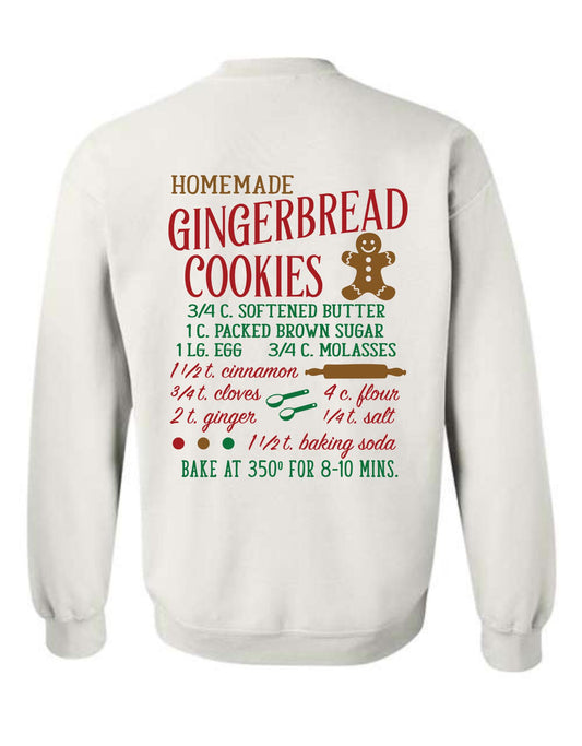 Cute Gingerbread Recipe Crewneck