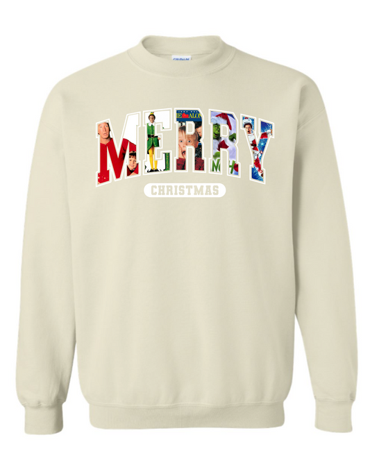 MERRY Christmas Movie Crewneck